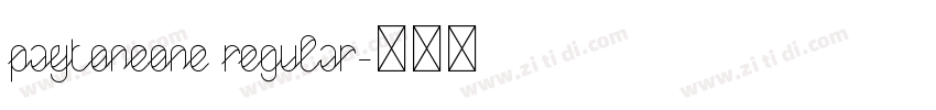 PaytoneOne Regular字体转换 PaytoneOne Regular字体转换